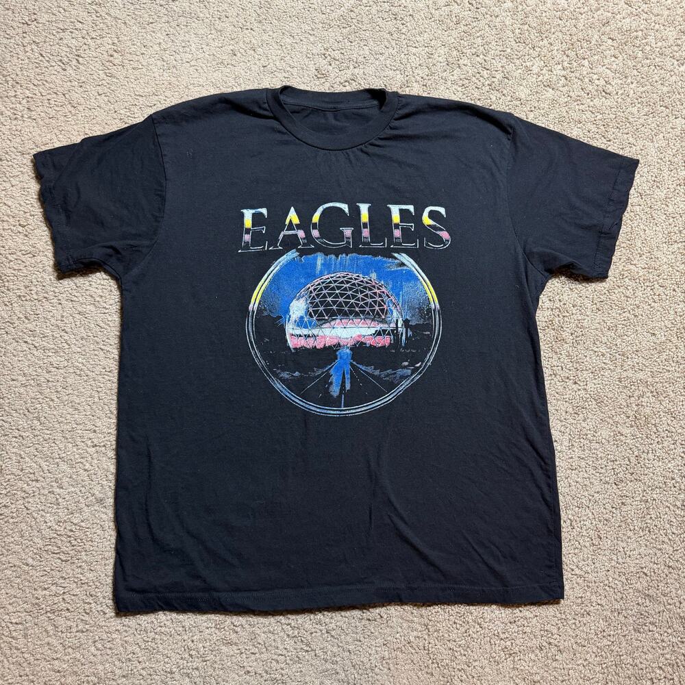 Eagles “Sphere Moon Trapeze” T Shirt Mens sz XL no tag Black